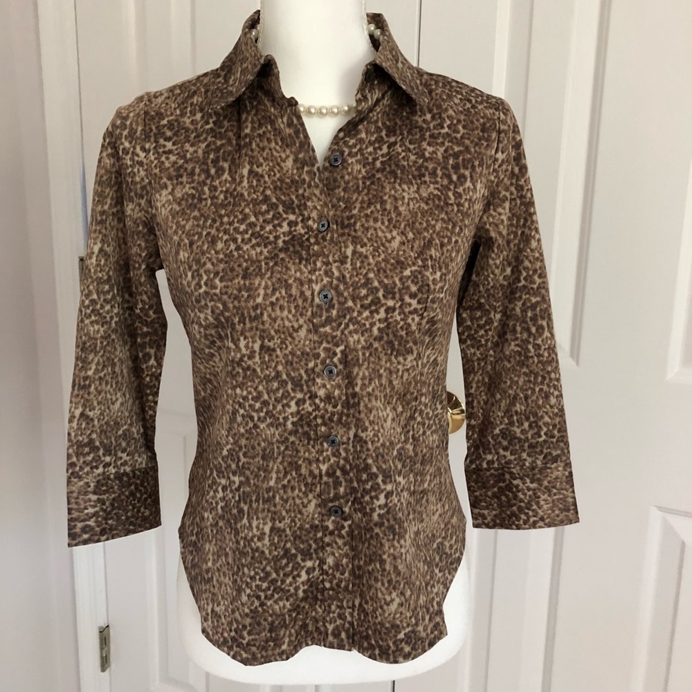 NWT Talbots 2 Petite blouse